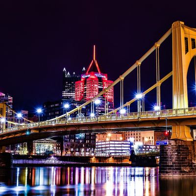 Pittsburgh skyline at night